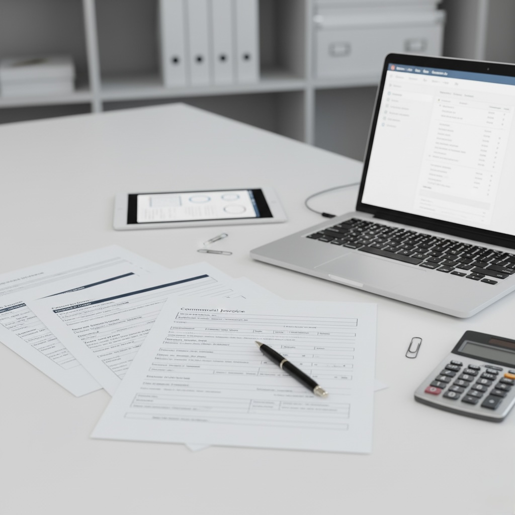 Ocean freight customs clearance documents and import paperwork for US shipping